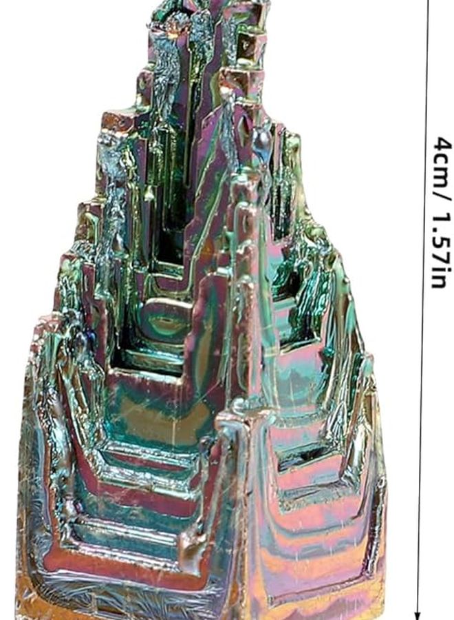 عينة كريستال البزموت الطبيعي زخرفة الجيود مجموعة المعادن حجر الزينة - Image 2